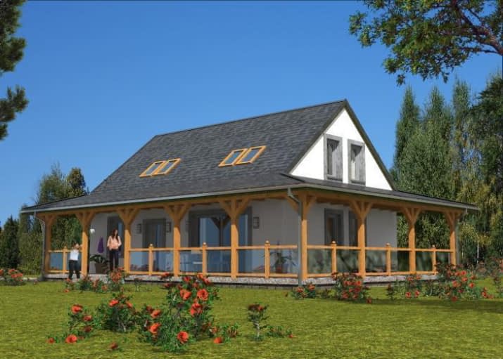 L-57 murowany - wizualizacja 2