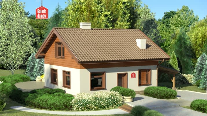 Dom przy Imbirowej 3 - wizualizacja 2