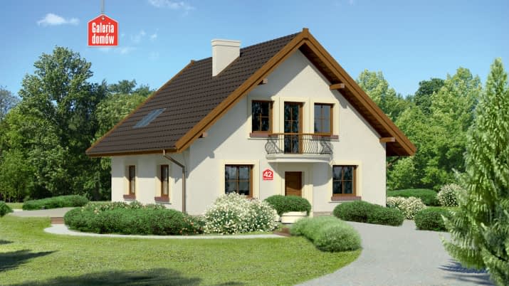 Dom przy Cyprysowej 42 - wizualizacja 2