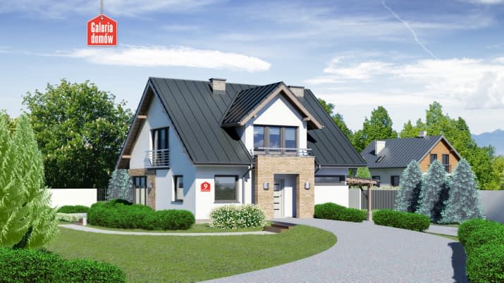 Dom przy Wiosennej 9 - wizualizacja 2