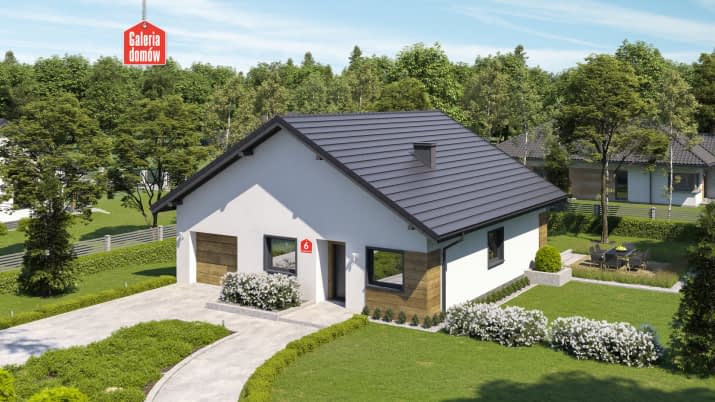 Dom przy Niezapominajek 6 - wizualizacja 2