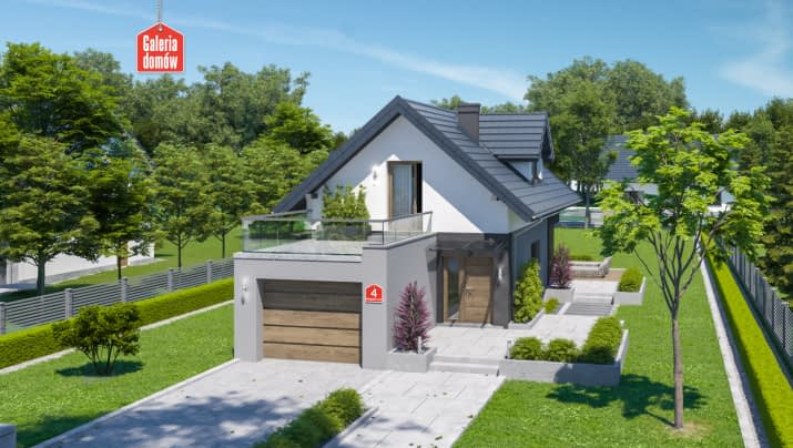 Dom przy Migdałowej 4 - wizualizacja 2