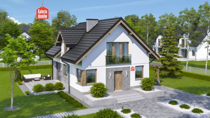 Dom przy Cyprysowej 59 - wizualizacja 2