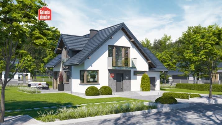 Dom przy Cyprysowej 60 - wizualizacja 2