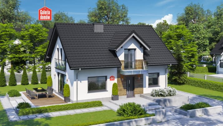 Dom przy Alabastrowej 60 - wizualizacja 2