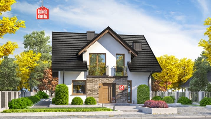 Dom przy Cyprysowej 61 - wizualizacja 2