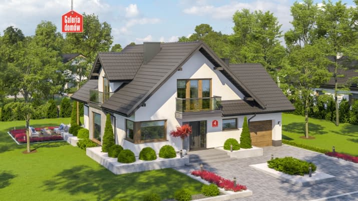 Dom przy Pomarańczowej 4 - wizualizacja 2