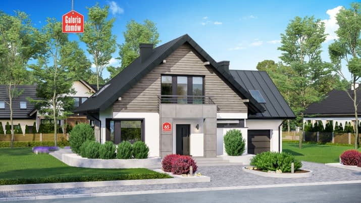 Dom przy Cyprysowej 65 - wizualizacja 2