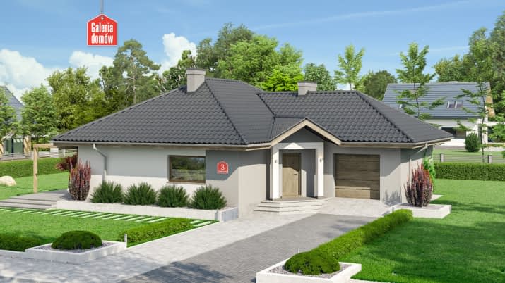 Dom przy Bajecznej 3 - wizualizacja 2