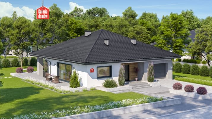 Dom przy Rubinowej 9 - wizualizacja 2