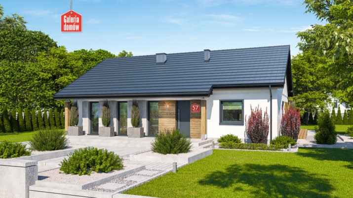 Dom przy Bukowej 57 - wizualizacja 2