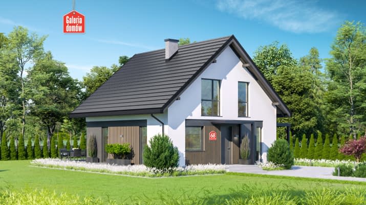 Dom przy Cyprysowej 68 - wizualizacja 2