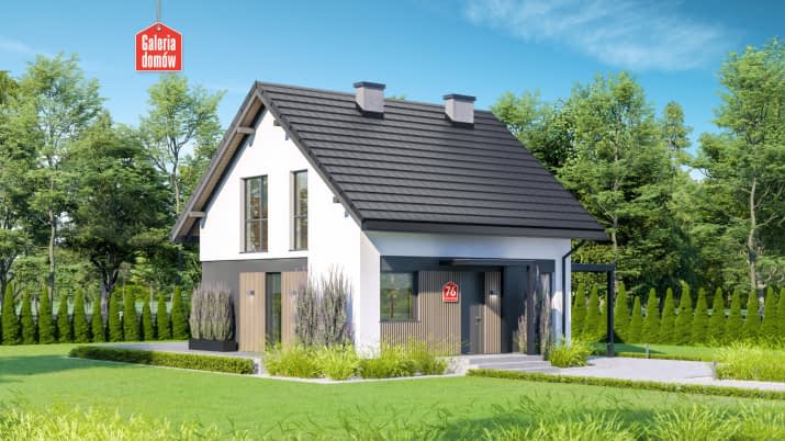 Dom przy Cyprysowej 76 - wizualizacja 2