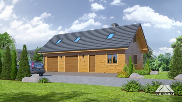 garaż GDS 2 gkk - wizualizacja 2