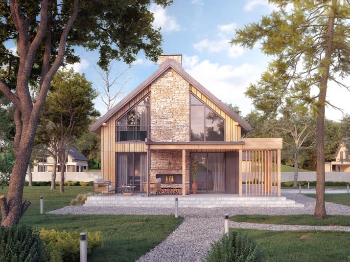 Weranda dr-S (DR-S) - wizualizacja 2