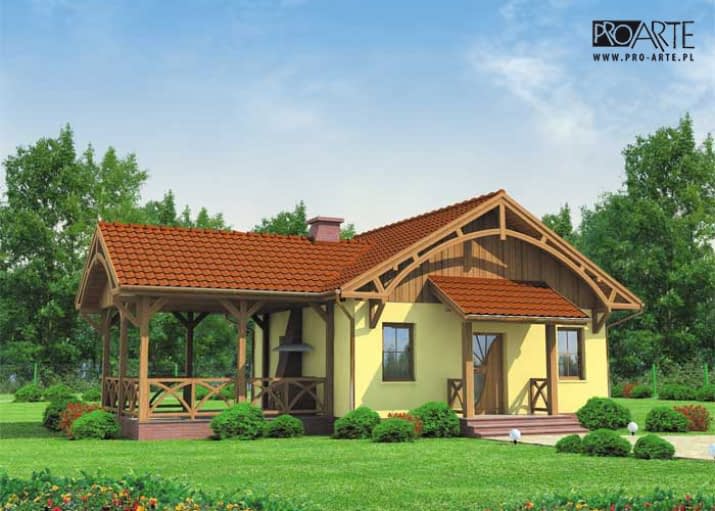 LA LORA 2 dom letniskowy - wizualizacja 2