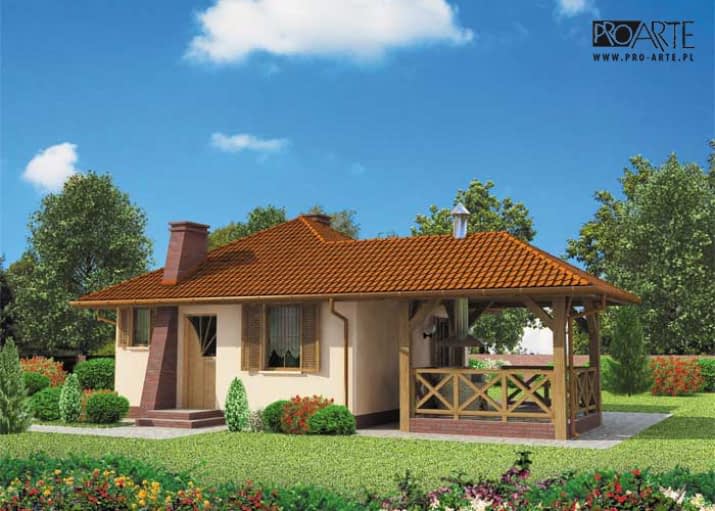 ESTELLA dom letniskowy - wizualizacja 2