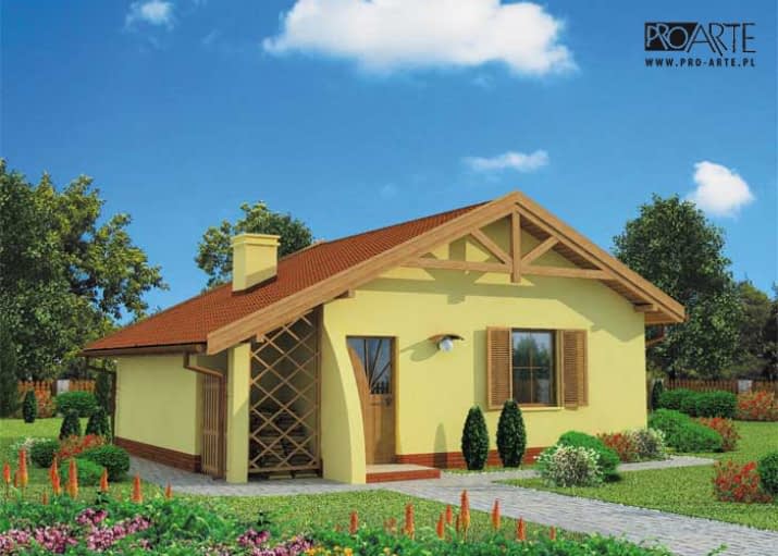 BAMAKO dom letniskowy - wizualizacja 2