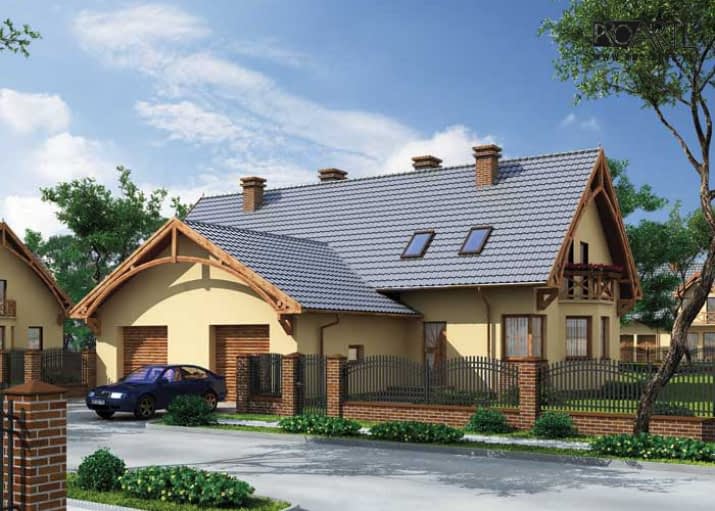 BOLONIA - bliźniak (dla jednego segmentu) - wizualizacja 2