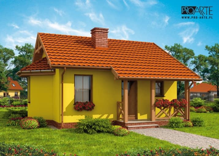 LIMONE 2 dom letniskowy - wizualizacja 2