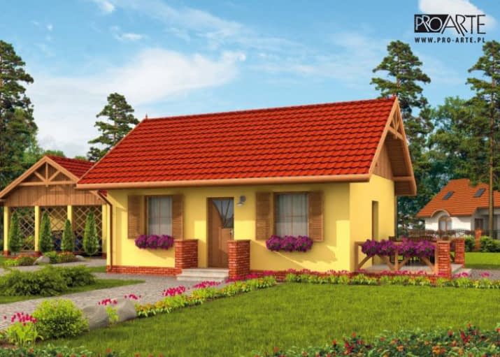 TORONTO dom letniskowy - wizualizacja 2