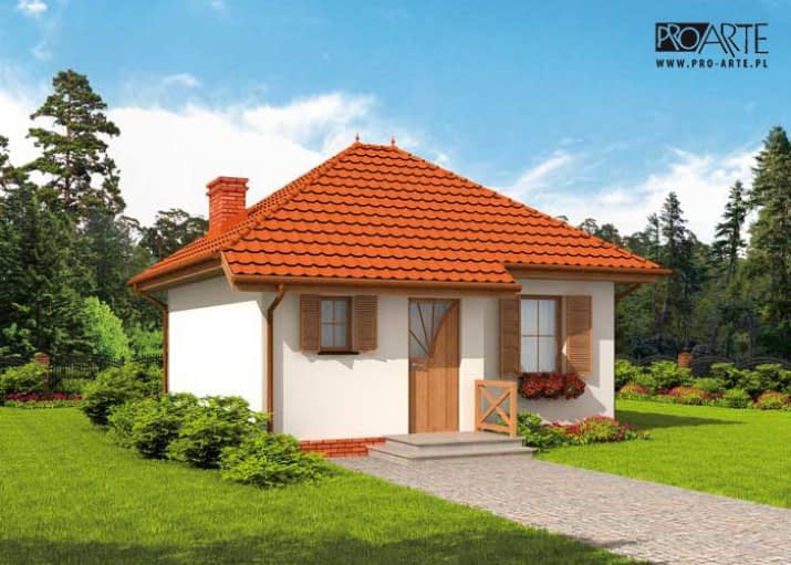 HONOLULU dom letniskowy - wizualizacja 2