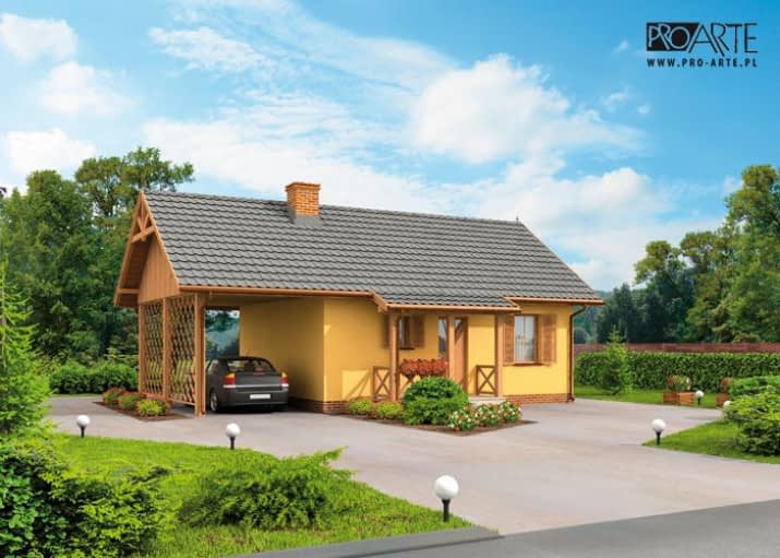 INDIANA dom letniskowy - wizualizacja 2