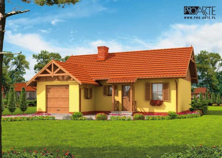 OREGON dom letniskowy - wizualizacja 2