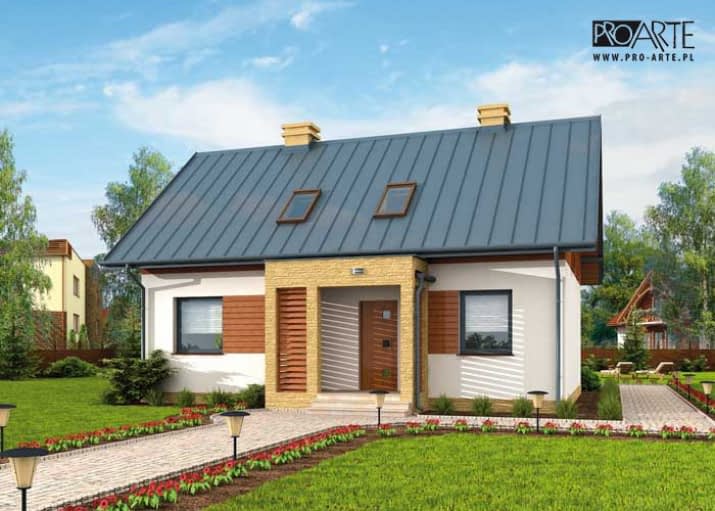 AVALON dom mieszkalny jednorodzinny z poddaszem użytkowym - wizualizacja 2