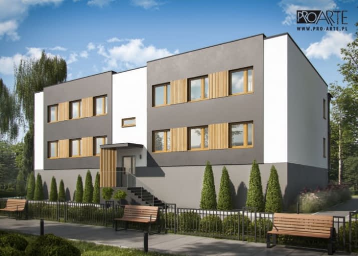 SAN PEDRO 2 - budynek wielorodzinny z balkonami - wizualizacja 2