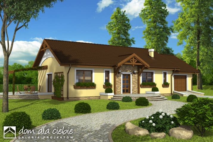 Piotr z garażem - wizualizacja 2