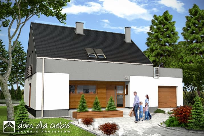 Oleg II z garażem - wizualizacja 2