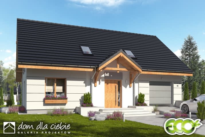 Julia z garażem - wizualizacja 2