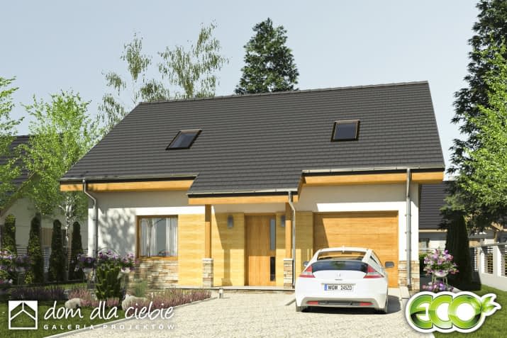 Jarząbek III z garażem - wizualizacja 2