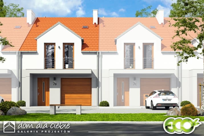 Jukka z garażem - wizualizacja 2