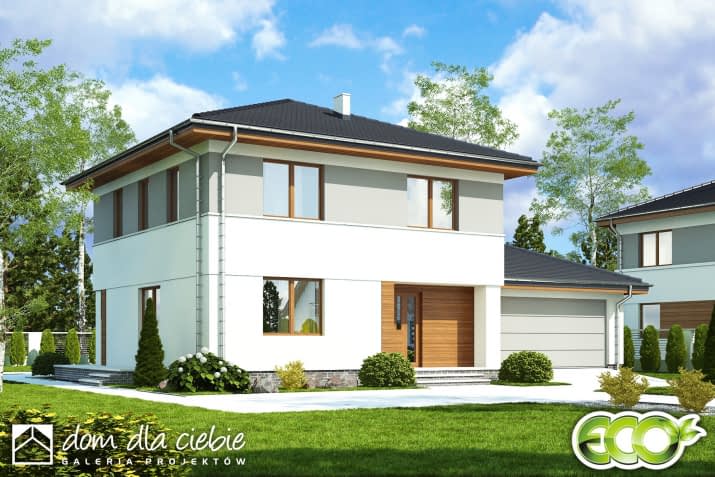 Tadeusz z garażem 2st - wizualizacja 2