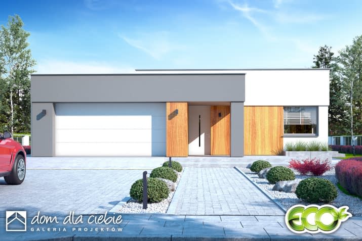 Bursztyn III z garażem 2st. - wizualizacja 2