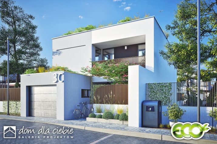 Talia z garażem - wizualizacja 2