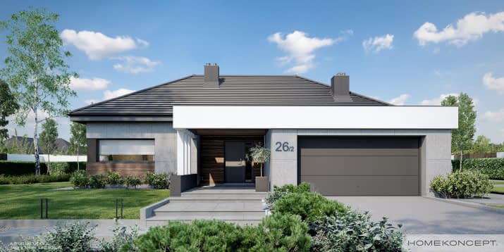 HOMEKONCEPT 26 wariant 02 - wizualizacja 2