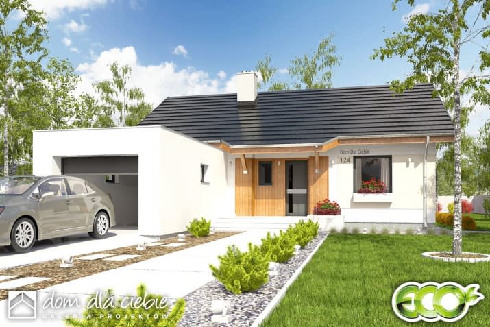 Ares trend z garażem - wizualizacja 2