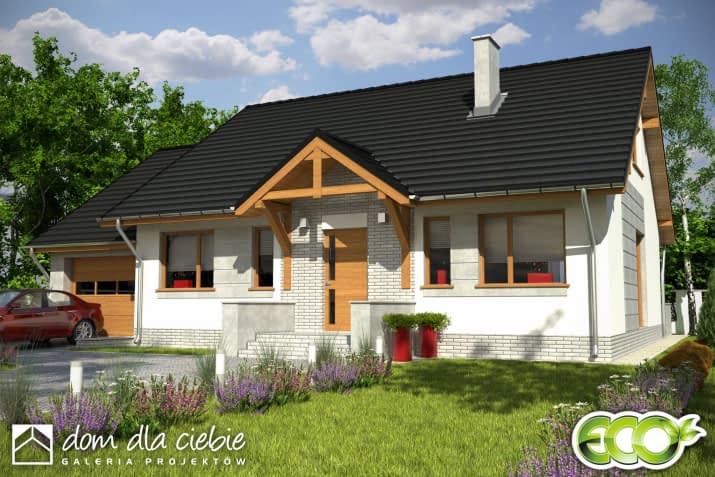 Rafi z garażem - wizualizacja 2