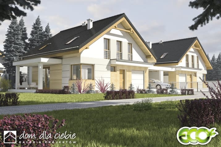 Nowinka II bliźniak A1-BL1 - wizualizacja 2