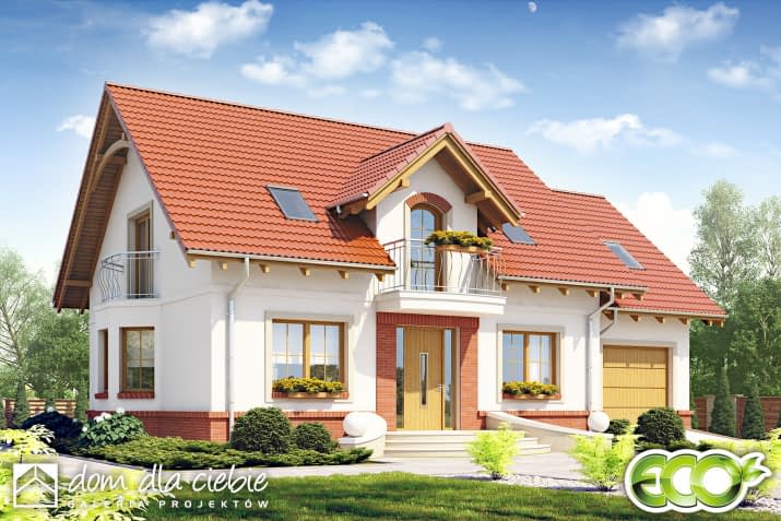 Dom Dla Ciebie 1 w2 z garażem - wizualizacja 2