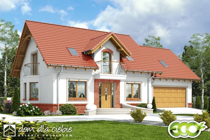 Dom Dla Ciebie 1 w2 A1 z garażem 2st. - wizualizacja 2