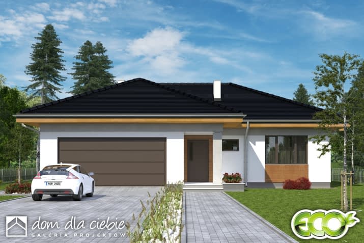 Mikołaj z garażem 2st. - wizualizacja 2