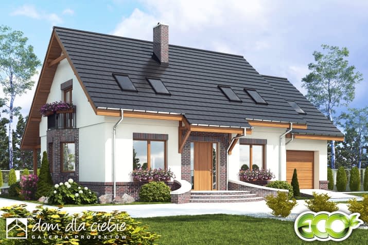 Dom Dla Ciebie 2 z garażem - wizualizacja 2