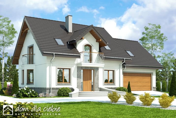 Dom Dla Ciebie 3 A3 z garażem 2st. - wizualizacja 2