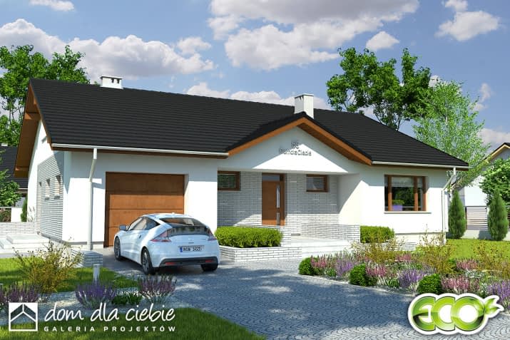 Aron z garażem - wizualizacja 2