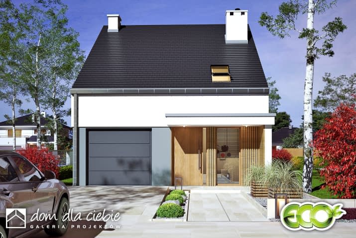 Głuszec III Mode z garażem - wizualizacja 2