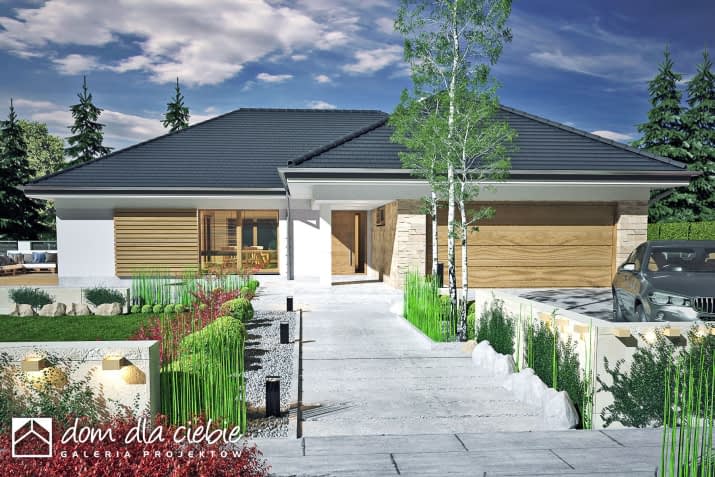 Arnika II z garażem 2st. - wizualizacja 2